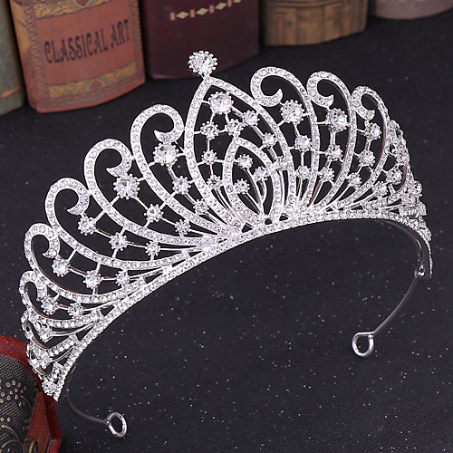 Rhinestone / Alloy Tiaras with Crystal / Rhinestone 1 Piece Wedding Headpiece
Rhinestone / Alloy Tiaras with Crystal / Rhinestone 1 Piece Wedding Headpiece