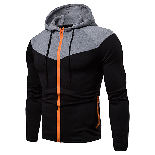 Men's Hoodie Zip Up Hoodie Solid Colored Color Block Hooded Daily Weekend Basic Casual Hoodies Sweatshirts Black Dark Gray Gray
Men's Hoodie Zip Up Hoodie Solid Colored Color Block Hooded Daily Weekend Basic Casual Hoodies Sweatshirts Black Dark Gray Gray