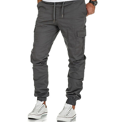 Men's Basic Cotton Chinos Pants Solid Colored Full Length Classic Sporty Black Khaki Green / Drawstring
Men's Basic Cotton Chinos Pants Solid Colored Full Length Classic Sporty Black Khaki Green / Drawstring