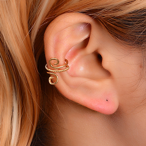 Women's Ear Cuff Criss Cross Botanical Earrings Jewelry Gold / Silver For Club
Women's Ear Cuff Criss Cross Botanical Earrings Jewelry Gold / Silver For Club
