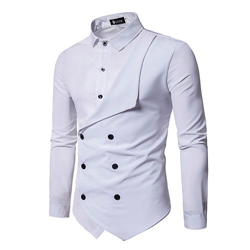 Men's Solid Colored Shirt Daily Classic Collar White / Black / Red / Navy Blue / Long Sleeve
Men's Solid Colored Shirt Daily Classic Collar White / Black / Red / Navy Blue / Long Sleeve