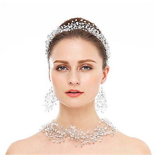 Women's Head Jewelry Hoop Earrings Necklace Earrings Jewelry Silver For Wedding
Women's Head Jewelry Hoop Earrings Necklace Earrings Jewelry Silver For Wedding