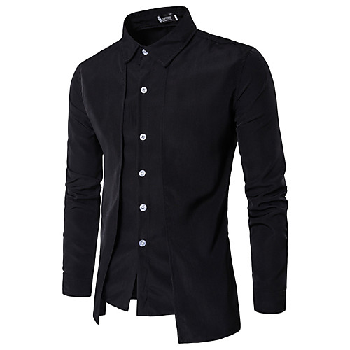 Men's Solid Colored Shirt - Cotton Basic Daily White / Black / Red / Navy Blue / Long Sleeve
Men's Solid Colored Shirt - Cotton Basic Daily White / Black / Red / Navy Blue / Long Sleeve