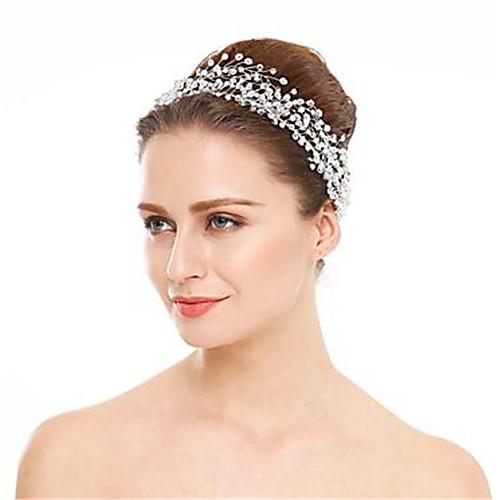 Crystal / Rhinestone Headbands with Rhinestone / Crystal 1 Piece Wedding Headpiece
Crystal / Rhinestone Headbands with Rhinestone / Crystal 1 Piece Wedding Headpiece