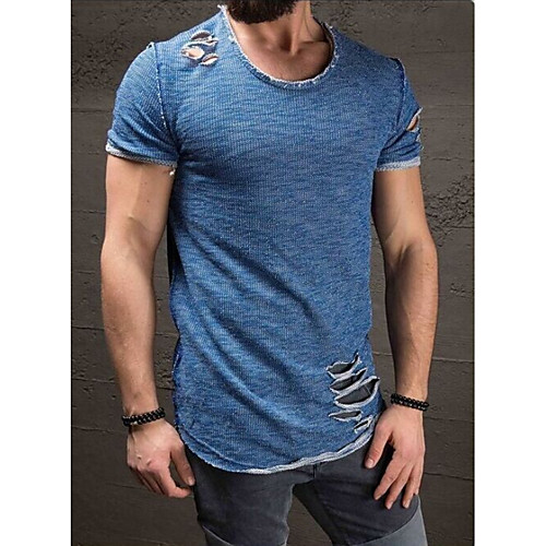 Men's Solid Colored T-shirt Daily Round Neck Black / Blue / Purple / Red / Blushing Pink / Gray / Short Sleeve
Men's Solid Colored T-shirt Daily Round Neck Black / Blue / Purple / Red / Blushing Pink / Gray / Short Sleeve