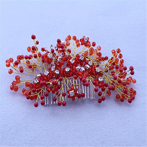 Crystal / Rhinestone / Alloy Hair Combs / Headpiece with Rhinestone / Crystal 1 Piece Wedding Headpiece
Crystal / Rhinestone / Alloy Hair Combs / Headpiece with Rhinestone / Crystal 1 Piece Wedding Headpiece