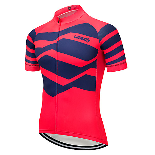 CAWANFLY Men's Short Sleeve Cycling Jersey RedBlue Geometic Bike Jersey Top Mountain Bike MTB Road Bike Cycling Breathable Quick Dry Back Pocket Sports Clothing Apparel / Advanced / Expert
CAWANFLY Men's Short Sleeve Cycling Jersey RedBlue Geometic Bike Jersey Top Mountain Bike MTB Road Bike Cycling Breathable Quick Dry Back Pocket Sports Clothing Apparel / Advanced / Expert