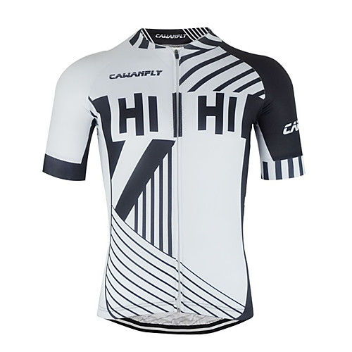 CAWANFLY Men's Short Sleeve Cycling Jersey White Bike Jersey Top Mountain Bike MTB Road Bike Cycling Breathable Quick Dry Sports Clothing Apparel / Advanced / Expert / Stretchy / Triathlon
CAWANFLY Men's Short Sleeve Cycling Jersey White Bike Jersey Top Mountain Bike MTB Road Bike Cycling Breathable Quick Dry Sports Clothing Apparel / Advanced / Expert / Stretchy / Triathlon