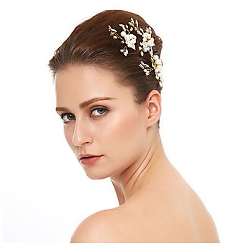Imitation Pearl / Rhinestone / Alloy Hair Pin with Rhinestone / Imitation Pearl 3 Pieces Wedding Headpiece
Imitation Pearl / Rhinestone / Alloy Hair Pin with Rhinestone / Imitation Pearl 3 Pieces Wedding Headpiece