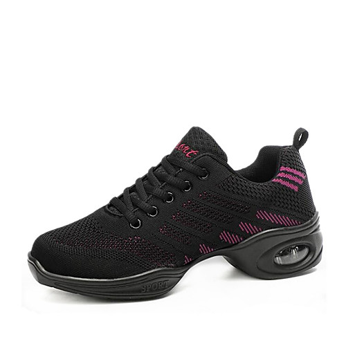 Women's Dance Shoes Knit Dance Sneakers Sneaker Thick Heel Customizable Black / Black / Red / White
Women's Dance Shoes Knit Dance Sneakers Sneaker Thick Heel Customizable Black / Black / Red / White