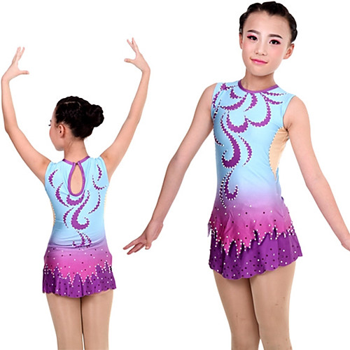 Rhythmic Gymnastics Leotards Artistic Gymnastics Leotards Women's Girls' Leotard Purple Spandex High Elasticity Handmade Print Jeweled Long Sleeve Competition Ballet Dance Ice Skating Rhythmic 
Rhythmic Gymnastics Leotards Artistic Gymnastics Leotards Women's Girls' Leotard Purple Spandex High Elasticity Handmade Print Jeweled Long Sleeve Competition Ballet Dance Ice Skating Rhythmic