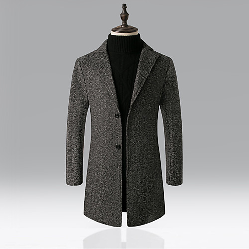 Men's Solid Colored Basic Spring Notch lapel collar Coat Long Daily Long Sleeve Nylon Coat Tops Black
Men's Solid Colored Basic Spring Notch lapel collar Coat Long Daily Long Sleeve Nylon Coat Tops Black