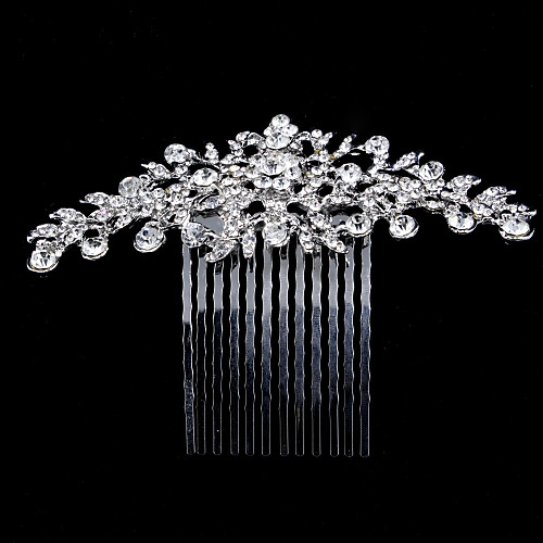 Alloy Hair Combs / Hair Accessory with Crystal / Rhinestone / Flower 1 Piece Wedding Headpiece
Alloy Hair Combs / Hair Accessory with Crystal / Rhinestone / Flower 1 Piece Wedding Headpiece
