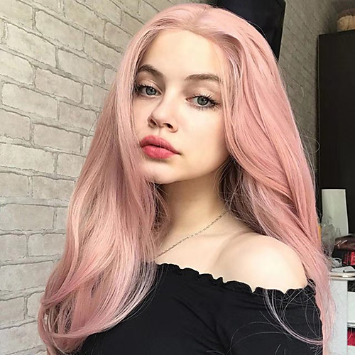 Synthetic Lace Front Wig Natural Wave Middle Part Lace Front Wig Long Rose Gold Synthetic Hair 18-24 inch Women's Heat Resistant Party Synthetic Pink
Synthetic Lace Front Wig Natural Wave Middle Part Lace Front Wig Long Rose Gold Synthetic Hair 18-24 inch Women's Heat Resistant Party Synthetic Pink