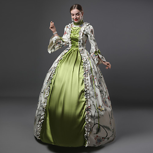 Rococo Victorian 18th Century Vacation Dress Dress Women's Costume Green Vintage Cosplay 3/4-Length Sleeve Floor Length Long Length Ball Gown Plus Size Customized
Rococo Victorian 18th Century Vacation Dress Dress Women's Costume Green Vintage Cosplay 3/4-Length Sleeve Floor Length Long Length Ball Gown Plus Size Customized