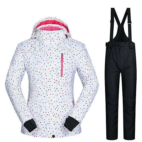 MUTUSNOW Women's Ski Jacket with Pants Skiing Snowboarding Winter Sports Waterproof Windproof Warm Polyester Clothing Suit Ski Wear
MUTUSNOW Women's Ski Jacket with Pants Skiing Snowboarding Winter Sports Waterproof Windproof Warm Polyester Clothing Suit Ski Wear