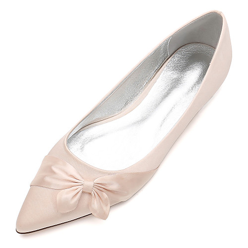 Women's Wedding Shoes Flat Heel Pointed Toe Classic Sweet Wedding Party & Evening Satin Bowknot Solid Colored White Purple Red
Women's Wedding Shoes Flat Heel Pointed Toe Classic Sweet Wedding Party & Evening Satin Bowknot Solid Colored White Purple Red
