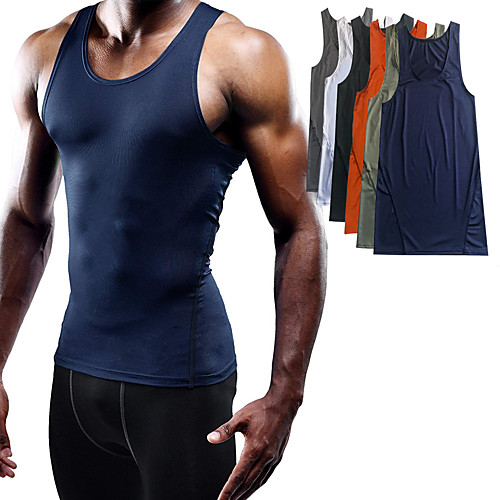 Men's Running Tank Top Running Fitness Gym Workout Lightweight Breathable Quick Dry Sportswear Vest / Gilet Sleeveless Activewear High Elasticity / Sweat-wicking
Men's Running Tank Top Running Fitness Gym Workout Lightweight Breathable Quick Dry Sportswear Vest / Gilet Sleeveless Activewear High Elasticity / Sweat-wicking
