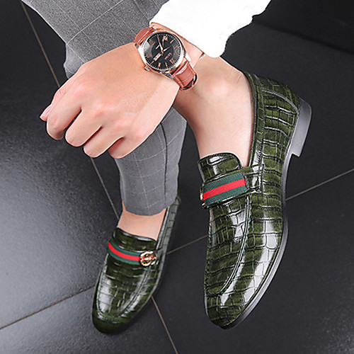 Men's Dress Shoes Spring / Summer / Fall Business / Casual Daily Outdoor Office & Career Loafers & Slip-Ons Walking Shoes PU Wear Proof Red / Green / Black / Buckle / Winter
Men's Dress Shoes Spring / Summer / Fall Business / Casual Daily Outdoor Office & Career Loafers & Slip-Ons Walking Shoes PU Wear Proof Red / Green / Black / Buckle / Winter