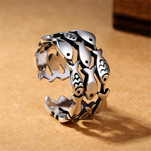 Open Ring Vintage Style Silver Copper Silver Plated Fish Precious Fashion Vintage 1pc Adjustable / Men's / Adjustable Ring
Open Ring Vintage Style Silver Copper Silver Plated Fish Precious Fashion Vintage 1pc Adjustable / Men's / Adjustable Ring