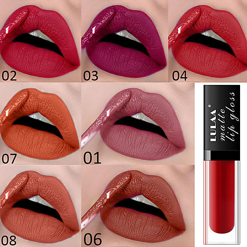 Brand LULAA Sexy Liquid Lipstick 8 Colors Matte Lip Gloss Lip Glaze Waterproof Lasting Does Not Fade
Brand LULAA Sexy Liquid Lipstick 8 Colors Matte Lip Gloss Lip Glaze Waterproof Lasting Does Not Fade