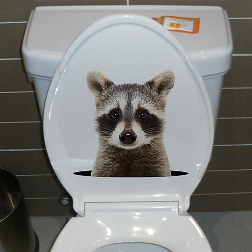 Toilet Stickers - Animal Wall Stickers Animals Bathroom / Kitchen / Removable / Re-Positionable 2925cm
Toilet Stickers - Animal Wall Stickers Animals Bathroom / Kitchen / Removable / Re-Positionable 2925cm