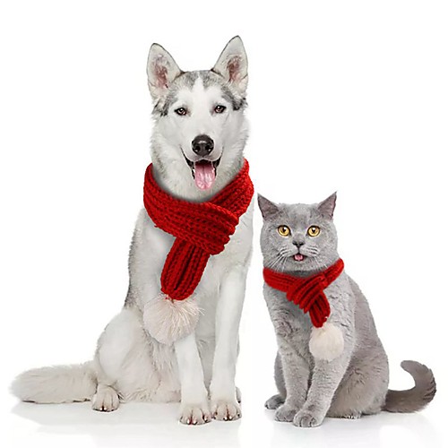 Dog Cat Dog Scarf Puppy Clothes Solid Colored Christmas Christmas Winter Dog Clothes Puppy Clothes Dog Outfits Red Green Gray Costume for Girl and Boy Dog Acrylic Fibers S M L
Dog Cat Dog Scarf Puppy Clothes Solid Colored Christmas Christmas Winter Dog Clothes Puppy Clothes Dog Outfits Red Green Gray Costume for Girl and Boy Dog Acrylic Fibers S M L