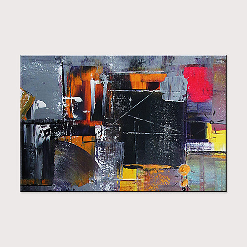 Oil Painting Hand Painted Horizontal Abstract Modern Rolled Canvas (No Frame)
Oil Painting Hand Painted Horizontal Abstract Modern Rolled Canvas (No Frame)