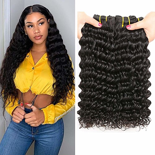 3 Bundles Brazilian Hair Deep Wave Virgin Human Hair 300 g Natural Color Hair Weaves / Hair Bulk 8-28 inch Human Hair Weaves Human Hair Extensions / 10A
3 Bundles Brazilian Hair Deep Wave Virgin Human Hair 300 g Natural Color Hair Weaves / Hair Bulk 8-28 inch Human Hair Weaves Human Hair Extensions / 10A