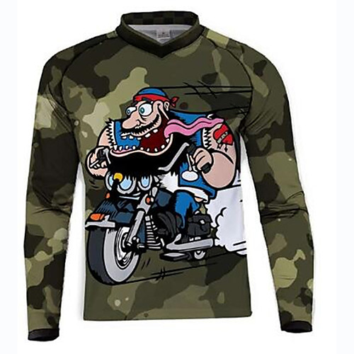 21Grams Men's Long Sleeve Cycling Jersey Downhill Jersey Dirt Bike Jersey Winter Spandex Polyester Mineral Green Bike Jersey Motorcyle Clothing Top Mountain Bike MTB Road Bike Cycling UV Resistant
21Grams Men's Long Sleeve Cycling Jersey Downhill Jersey Dirt Bike Jersey Winter Spandex Polyester Mineral Green Bike Jersey Motorcyle Clothing Top Mountain Bike MTB Road Bike Cycling UV Resistant