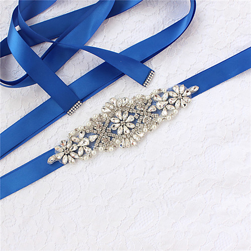 Satin / Tulle Wedding / Party / Evening Sash With Imitation Pearl / Belt / Appliques Women's Sashes
Satin / Tulle Wedding / Party / Evening Sash With Imitation Pearl / Belt / Appliques Women's Sashes