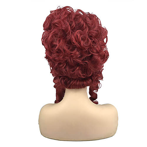 Synthetic Wig Queen Marie Antoinette Curly Vintage Victorian Middle Part Wig Medium Length Red Synthetic Hair 8 inch Women's Party Synthetic Red
Synthetic Wig Queen Marie Antoinette Curly Vintage Victorian Middle Part Wig Medium Length Red Synthetic Hair 8 inch Women's Party Synthetic Red