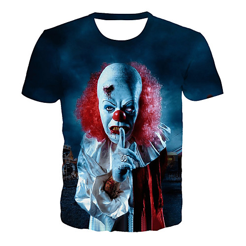 Men's Plus Size 3D Graphic Print T-shirt Basic Exaggerated Daily Club Round Neck Blue / Summer / Short Sleeve / Skull
Men's Plus Size 3D Graphic Print T-shirt Basic Exaggerated Daily Club Round Neck Blue / Summer / Short Sleeve / Skull