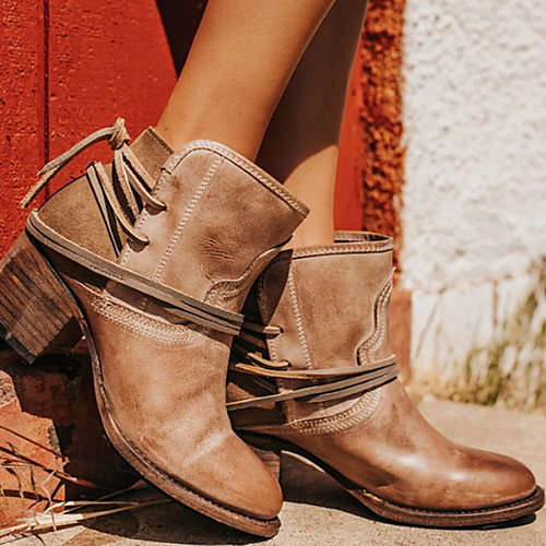 Women's Boots Comfort Shoes Chunky Heel Round Toe PU Mid-Calf Boots Winter Black / Dark Brown / Beige
Women's Boots Comfort Shoes Chunky Heel Round Toe PU Mid-Calf Boots Winter Black / Dark Brown / Beige