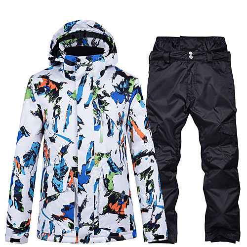 Men's Ski Jacket with Pants Ski / Snowboard Winter Sports Thermal / Warm Comfortable Protective Polyester Clothing Suit Ski Wear / 2 Piece
Men's Ski Jacket with Pants Ski / Snowboard Winter Sports Thermal / Warm Comfortable Protective Polyester Clothing Suit Ski Wear / 2 Piece