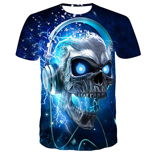 Men's T shirt 3D Print Graphic 3D Skull Print Short Sleeve Daily Tops Rock Streetwear 1# 2# 3#
Men's T shirt 3D Print Graphic 3D Skull Print Short Sleeve Daily Tops Rock Streetwear 1# 2# 3#