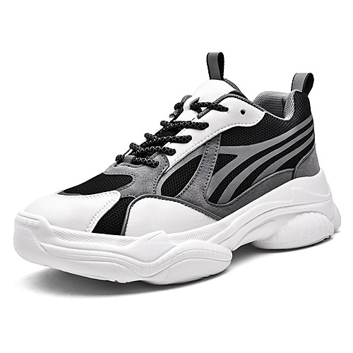 Unisex Fall / Spring & Summer Sporty / Casual Daily Outdoor Trainers / Athletic Shoes Running Shoes / Walking Shoes Mesh / PU Breathable Non-slipping Shock Absorbing Black / Beige / Gray Color Block
Unisex Fall / Spring & Summer Sporty / Casual Daily Outdoor Trainers / Athletic Shoes Running Shoes / Walking Shoes Mesh / PU Breathable Non-slipping Shock Absorbing Black / Beige / Gray Color Block