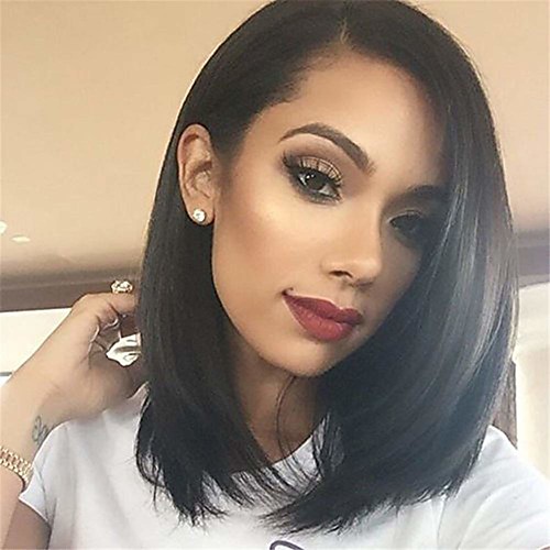 Synthetic Wig kinky Straight Halloween Asymmetrical Wig Medium Length Natural Black Synthetic Hair 24 inch Women's Best Quality Black
Synthetic Wig kinky Straight Halloween Asymmetrical Wig Medium Length Natural Black Synthetic Hair 24 inch Women's Best Quality Black