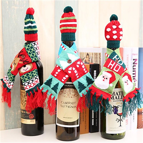 Christmas Decorations For Home Santa Claus Wine Bottle Cover Clothes Set Hat Cap Scarf Table Decor 2019 Navidad New Year Gifts
Christmas Decorations For Home Santa Claus Wine Bottle Cover Clothes Set Hat Cap Scarf Table Decor 2019 Navidad New Year Gifts