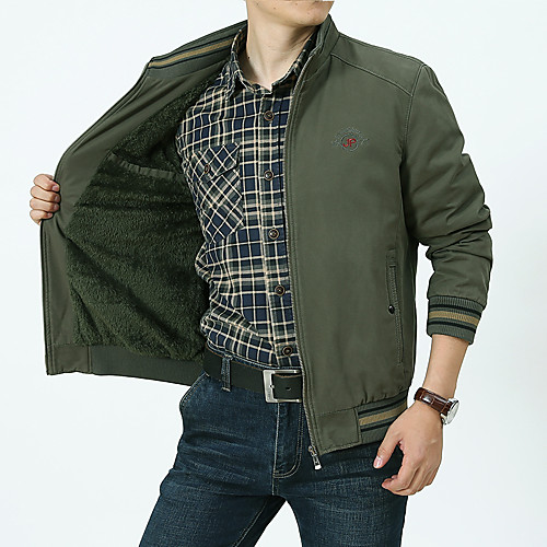 Men's Hiking Jacket Hiking Fleece Jacket Winter Outdoor Solid Color Lightweight Windproof Breathable Quick Dry Winter Jacket Top Fleece Cotton Single Slider Climbing Camping / Hiking / Caving / Warm
Men's Hiking Jacket Hiking Fleece Jacket Winter Outdoor Solid Color Lightweight Windproof Breathable Quick Dry Winter Jacket Top Fleece Cotton Single Slider Climbing Camping / Hiking / Caving / Warm