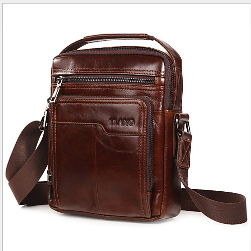 Men's Leather Briefcase Solid Color Black / Dark Brown / Red Brown 
Men's Leather Briefcase Solid Color Black / Dark Brown / Red Brown