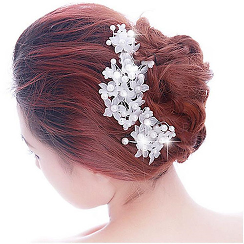 Pearl / Plastic Flowers with Pearls / Solid 1 Piece Wedding / Special Occasion Headpiece
Pearl / Plastic Flowers with Pearls / Solid 1 Piece Wedding / Special Occasion Headpiece
