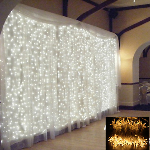 2x2M Flexible LED Light Strips String Lights 200 LEDs 1pc Warm White White Multi Color Christmas New Year's Waterproof Decorative Christmas Wedding Decoration 220-240 V
2x2M Flexible LED Light Strips String Lights 200 LEDs 1pc Warm White White Multi Color Christmas New Year's Waterproof Decorative Christmas Wedding Decoration 220-240 V