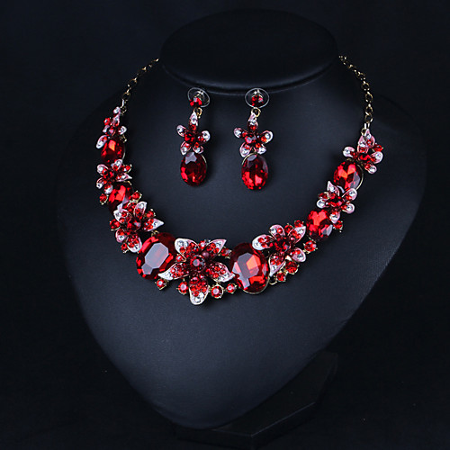 Women's Green Red Multicolor AAA Cubic Zirconia Collar Necklace Chandelier Heart Fashion Elegant Earrings Jewelry Rainbow / Green / Burgundy For Wedding Engagement Holiday 1 set
Women's Green Red Multicolor AAA Cubic Zirconia Collar Necklace Chandelier Heart Fashion Elegant Earrings Jewelry Rainbow / Green / Burgundy For Wedding Engagement Holiday 1 set