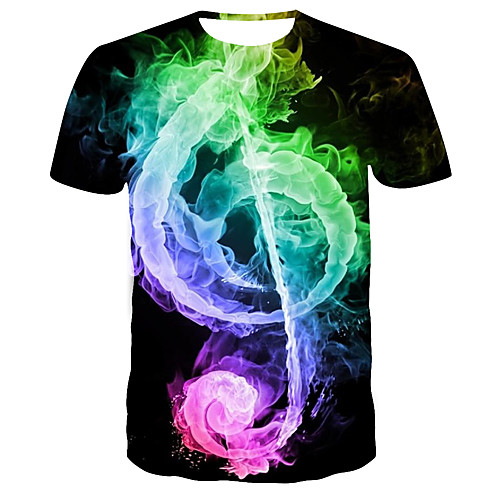 Men's T shirt 3D Print Graphic 3D Print Short Sleeve Daily Tops Rock Streetwear Rainbow
Men's T shirt 3D Print Graphic 3D Print Short Sleeve Daily Tops Rock Streetwear Rainbow