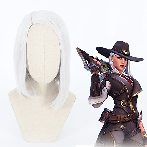 Overwatch Ashe Cosplay Wigs All 14 inch Heat Resistant Fiber Silver Anime Wig
Overwatch Ashe Cosplay Wigs All 14 inch Heat Resistant Fiber Silver Anime Wig