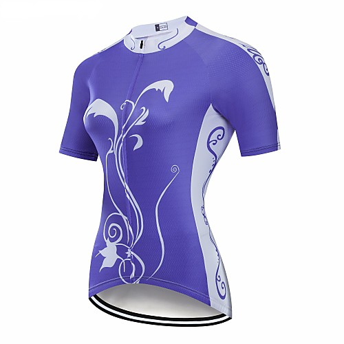 CAWANFLY Women's Short Sleeve Cycling Jersey Sky Blue Floral Botanical Bike Jersey Top Mountain Bike MTB Road Bike Cycling Breathable Quick Dry Back Pocket Sports Clothing Apparel / Advanced / Expert
CAWANFLY Women's Short Sleeve Cycling Jersey Sky Blue Floral Botanical Bike Jersey Top Mountain Bike MTB Road Bike Cycling Breathable Quick Dry Back Pocket Sports Clothing Apparel / Advanced / Expert