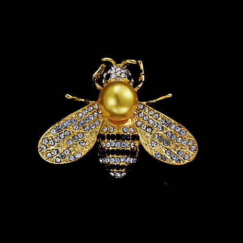 Women's Cubic Zirconia Brooches Classic Bee Elegant Sweet Brooch Jewelry Golden For Wedding Party
Women's Cubic Zirconia Brooches Classic Bee Elegant Sweet Brooch Jewelry Golden For Wedding Party