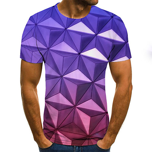 Men's T shirt Graphic 3D Plus Size Print Short Sleeve Daily Tops Basic Exaggerated Rainbow
Men's T shirt Graphic 3D Plus Size Print Short Sleeve Daily Tops Basic Exaggerated Rainbow