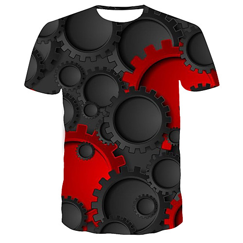 Men's T shirt 3D Print Graphic 3D Print Short Sleeve Daily Tops Streetwear Black
Men's T shirt 3D Print Graphic 3D Print Short Sleeve Daily Tops Streetwear Black